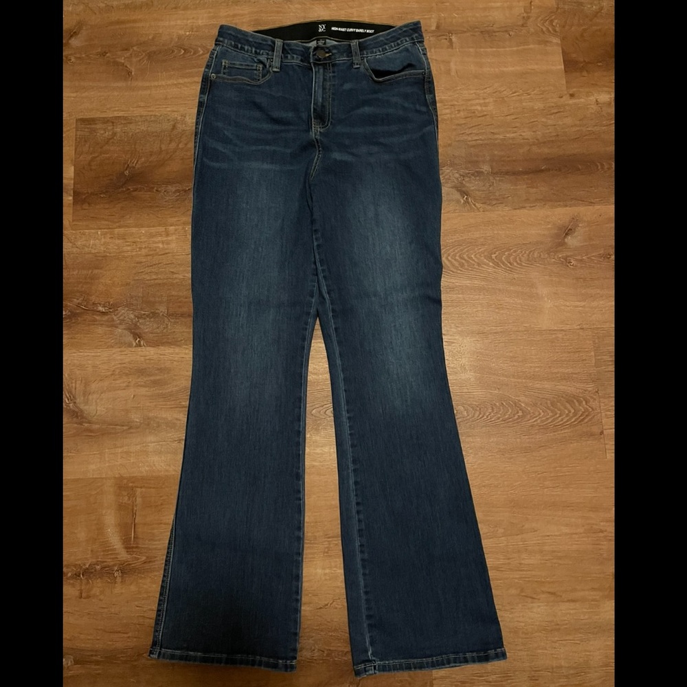 NY&CO high waist curvy barely bootcut jeans SZ 14 ❌SOLD❌